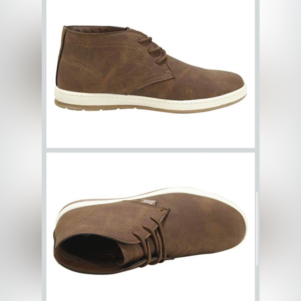 Men Chukka Shoe Boot business casual dress vegan leather classic wedding office - Picture 5 of 16